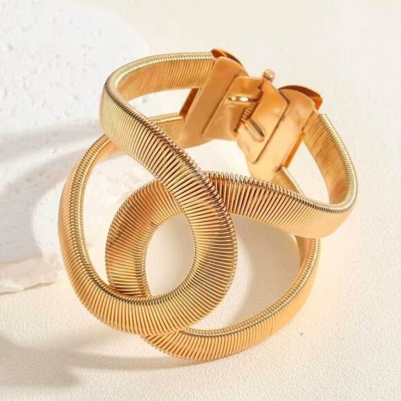 Open Cuff Hinged Bracelet - Picture 7 of 11